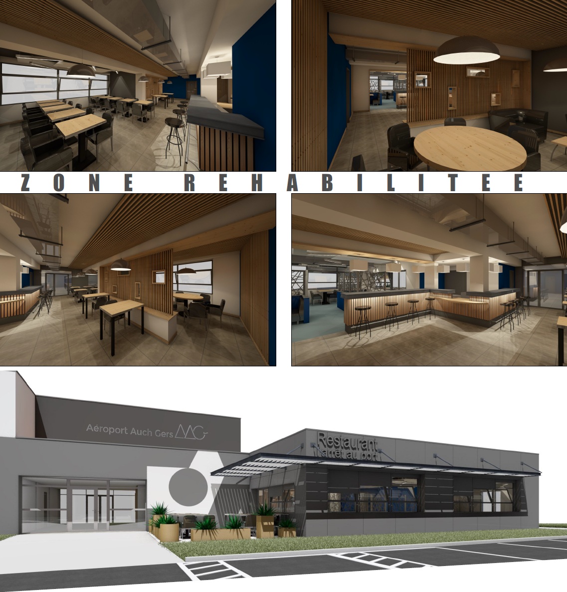 Auch - Rénovation restaurant aéroport
