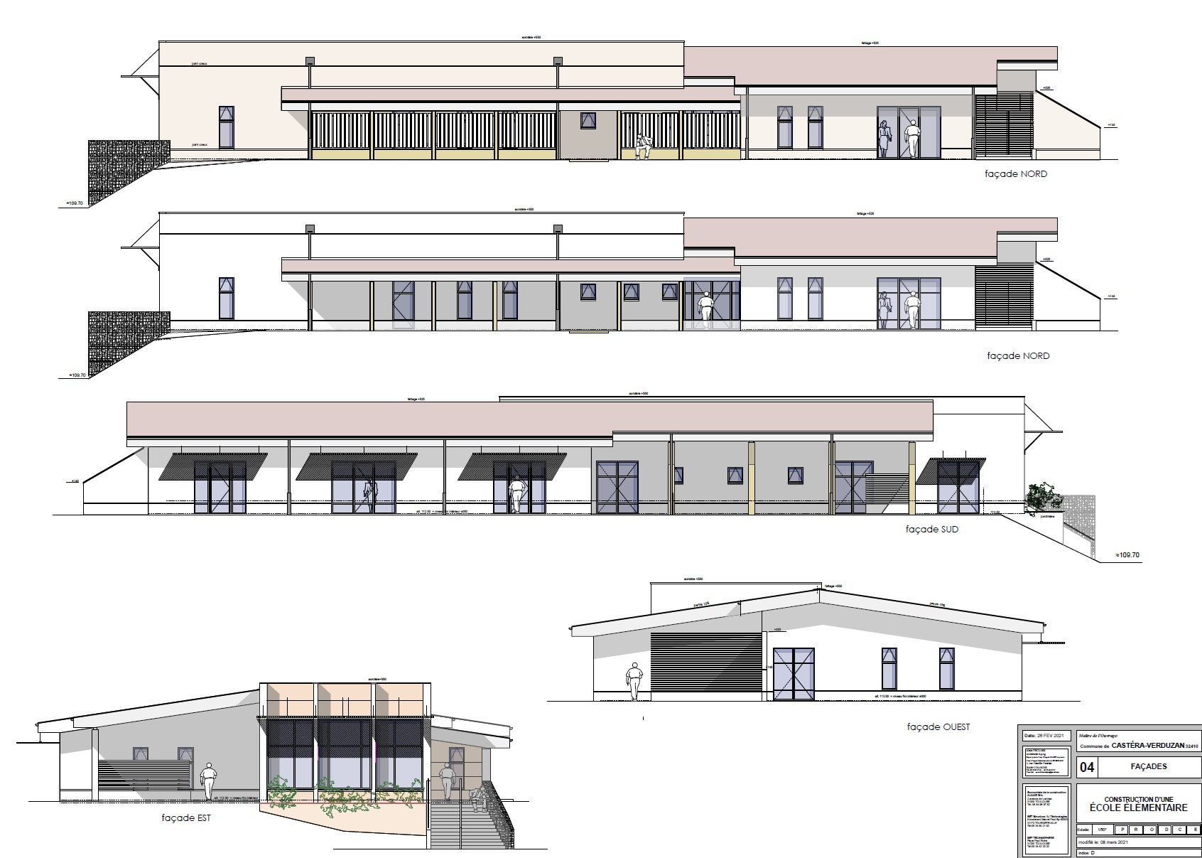 Castéra Verduzan - Construction école élémentaire 