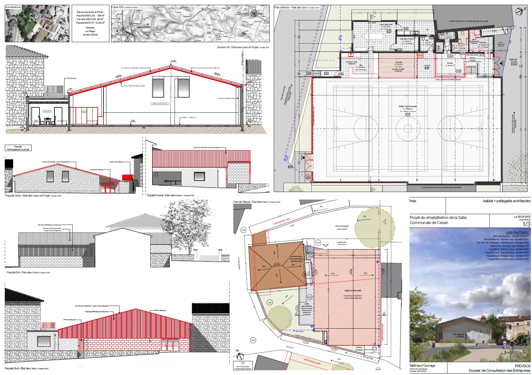 Cézan - Rénovation énergétique salle communale