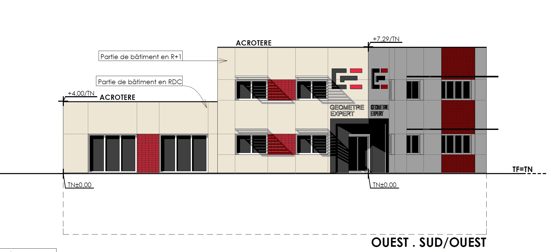L'Isle Jourdain - Construction Immeuble de bureaux