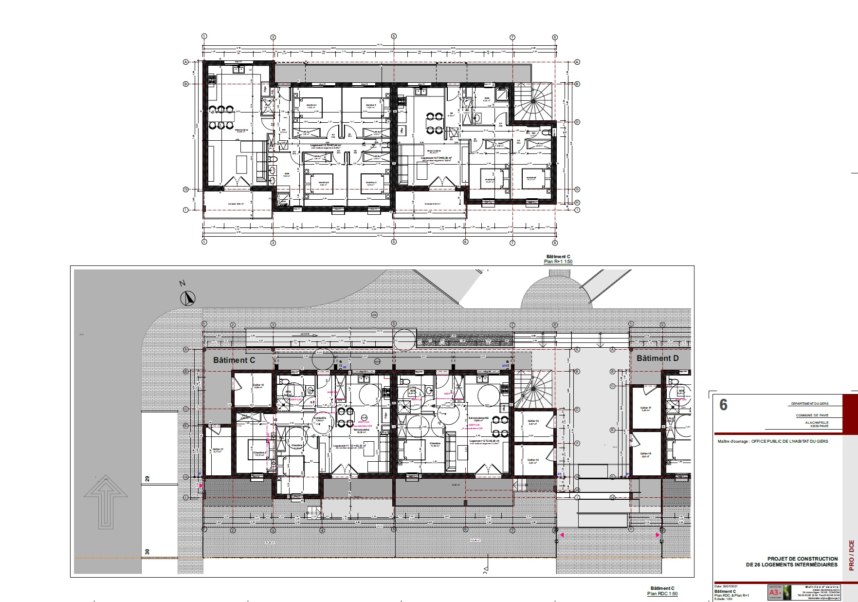 Pavie - Construction de 26 logements