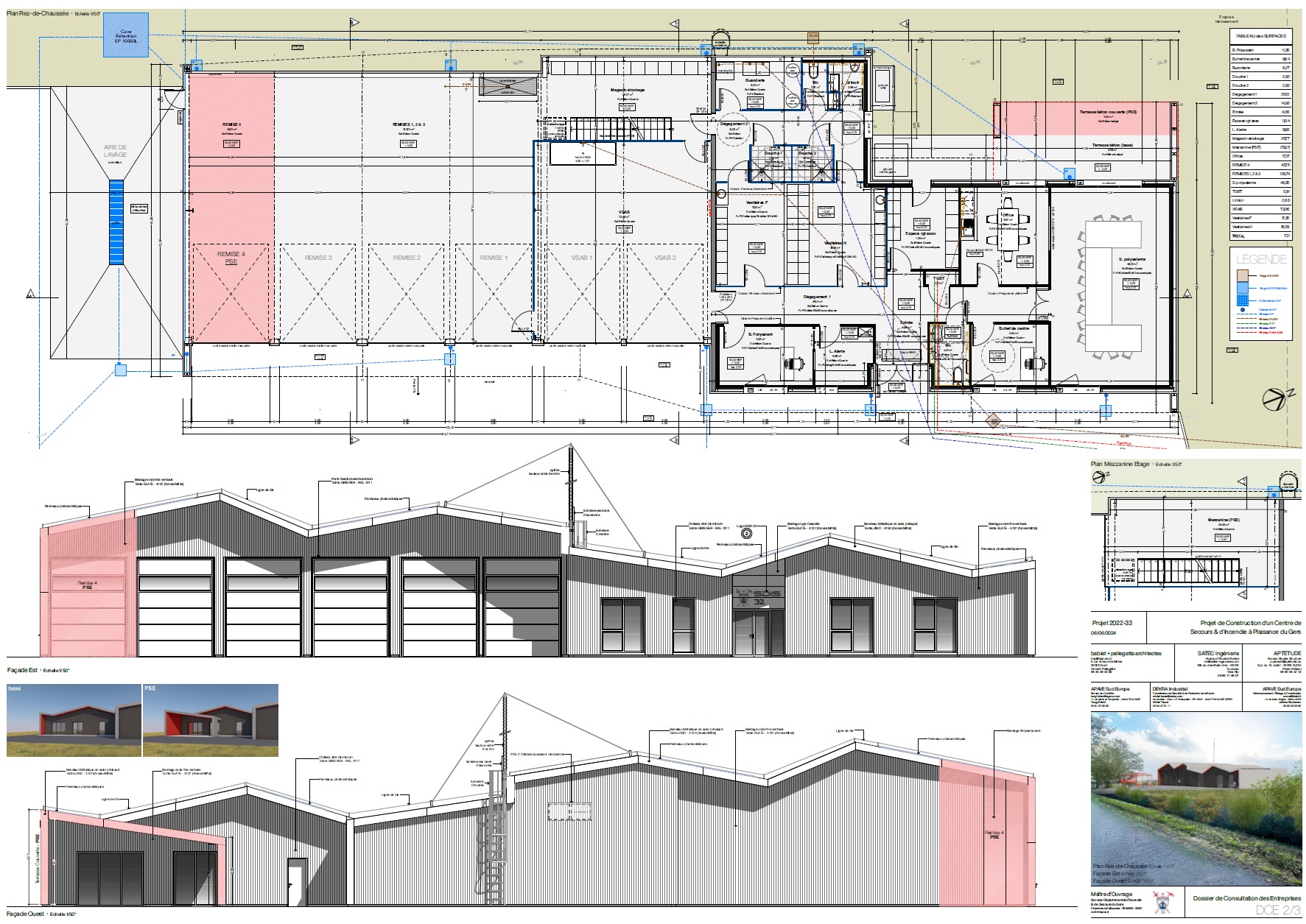 Plaisance - Construction centre de secours 